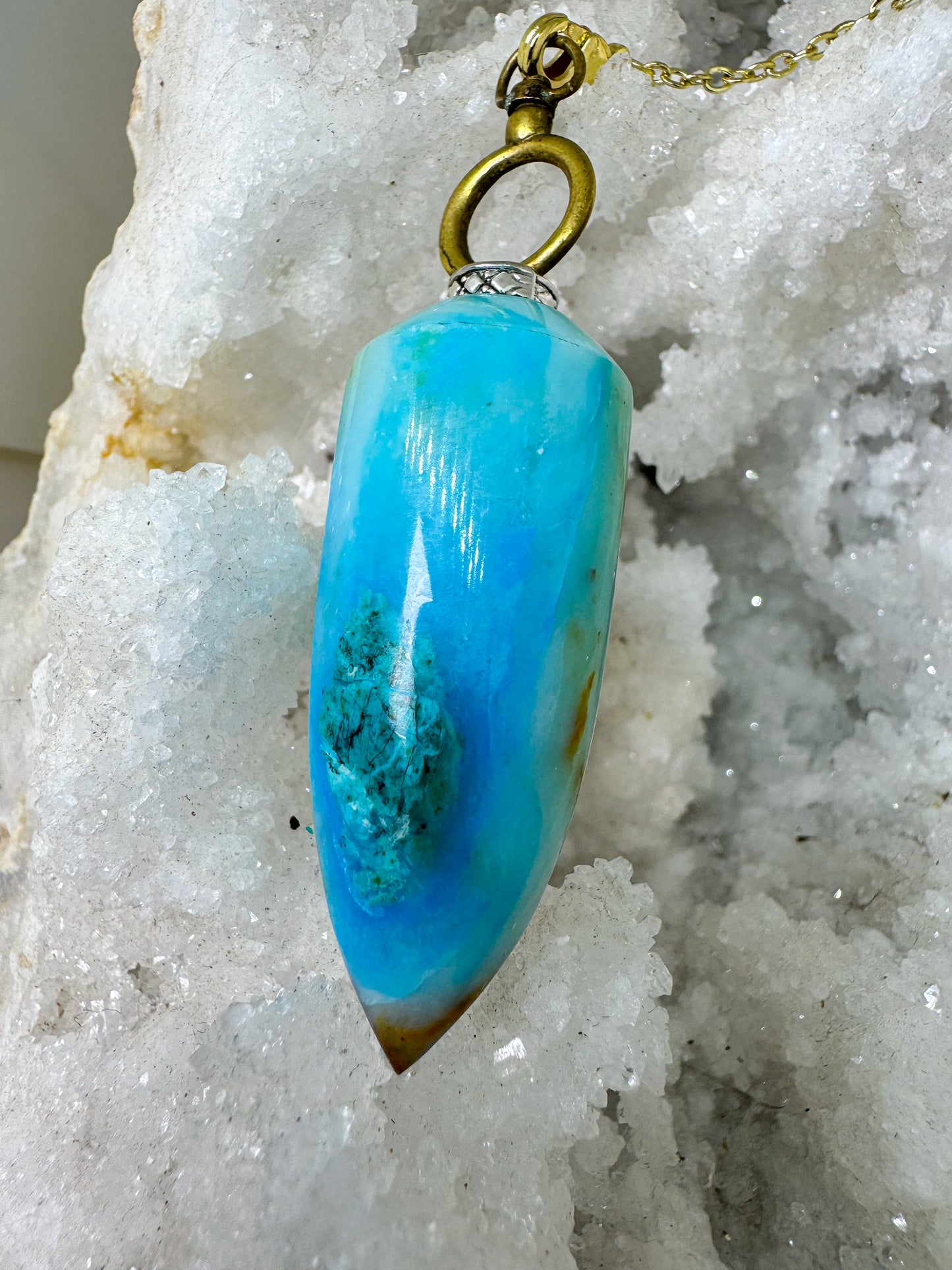 Opale Bleue du Pérou