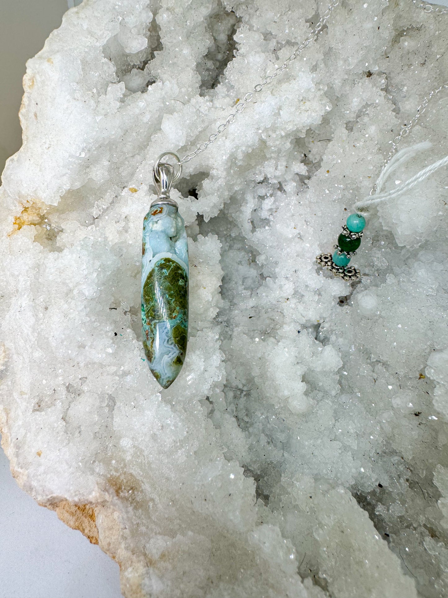 Quartz chrysocolle de Russie