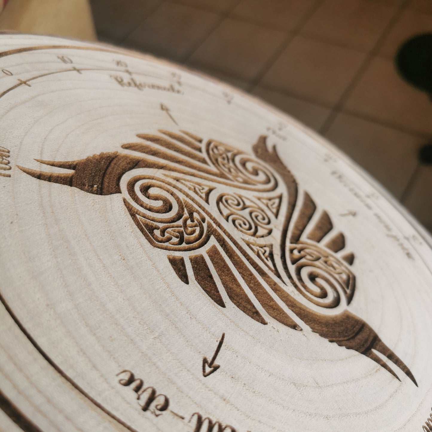 Planche de divination les trois corbeaux