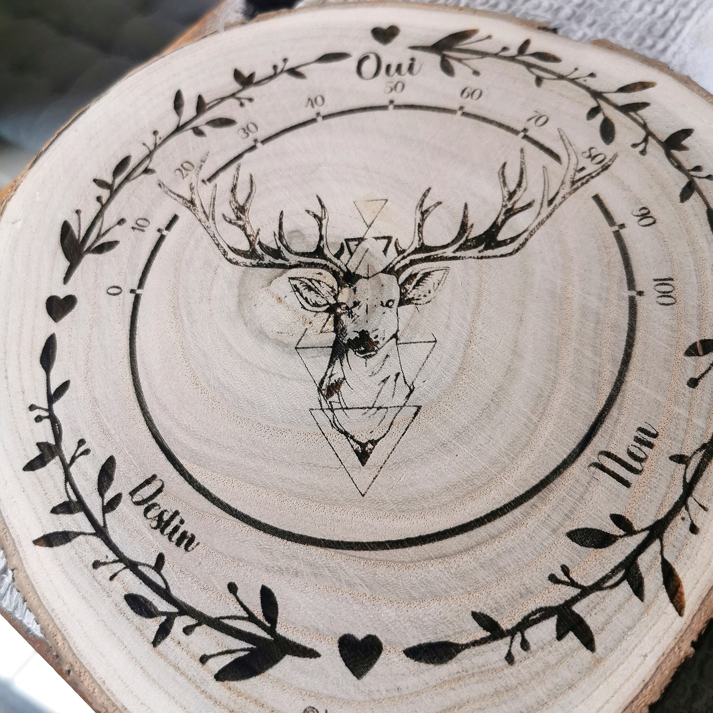 Planche de divination "Cerf "