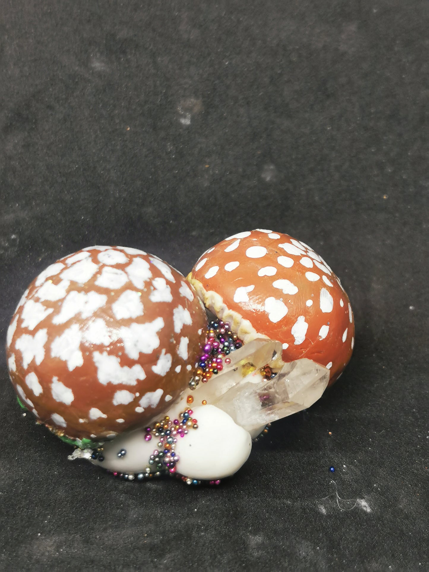 Champignons porcelaine et quartz