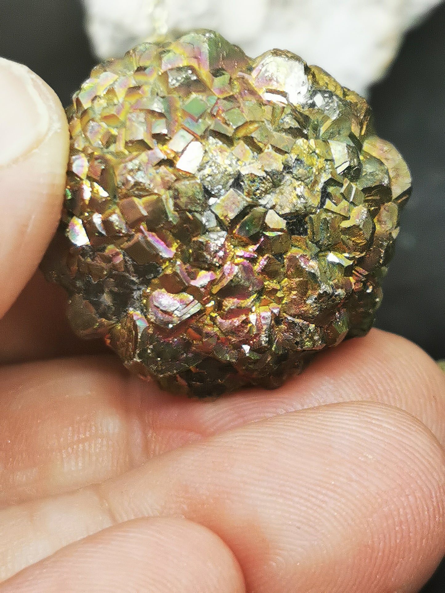 Pyrite irisée