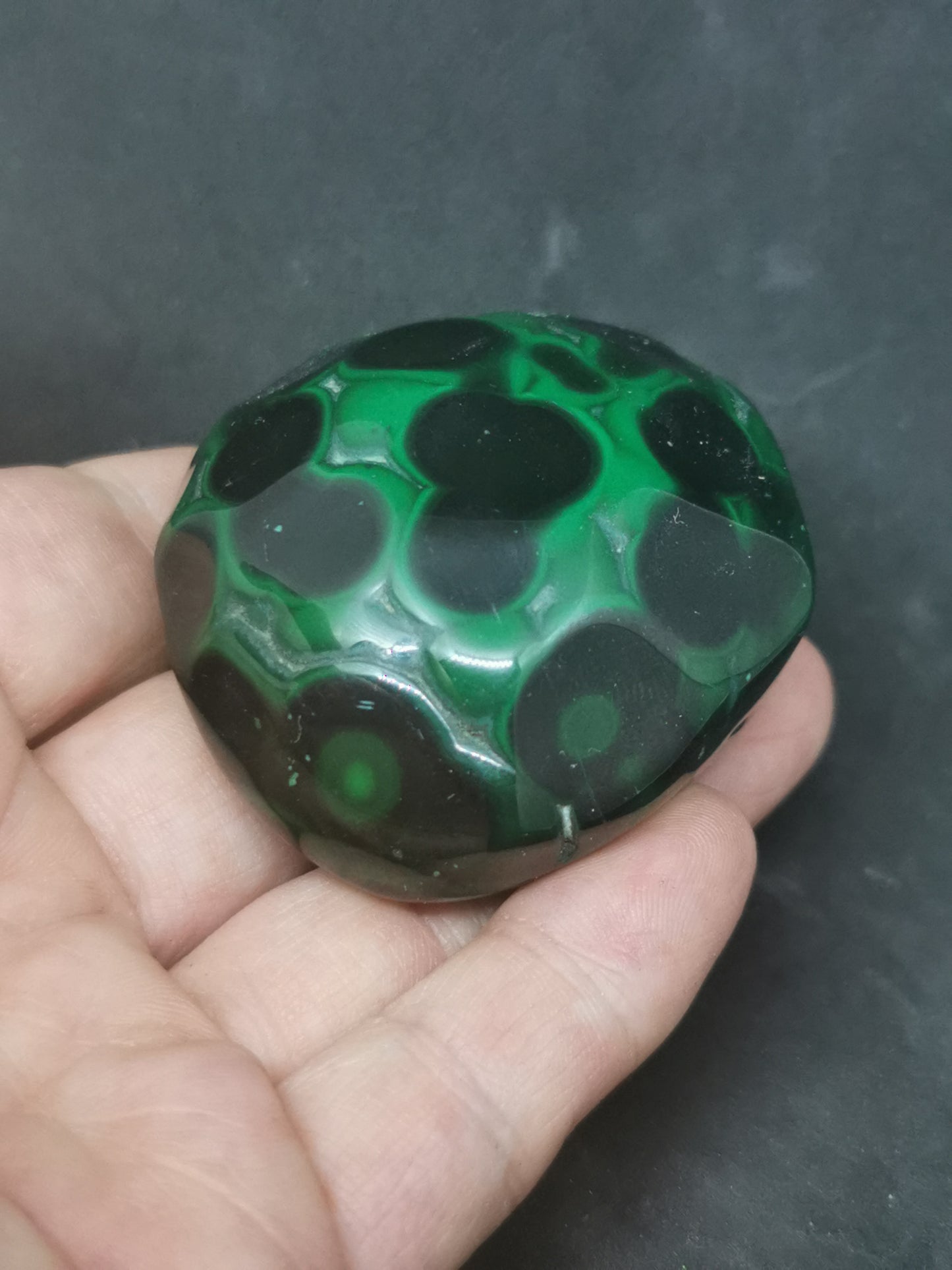 Malachite semi brute special massage
