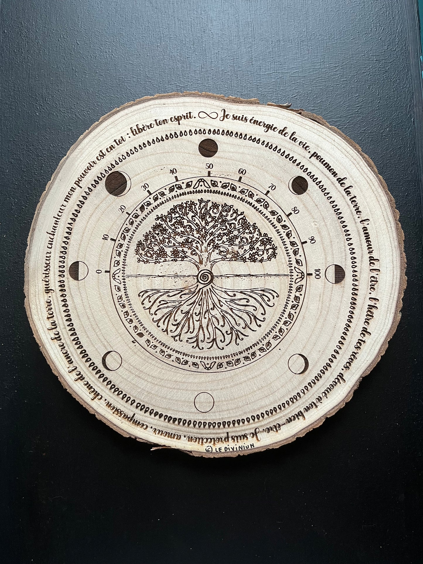 Planches de radiesthésie des Trois lunes et de l'arbre de vie
