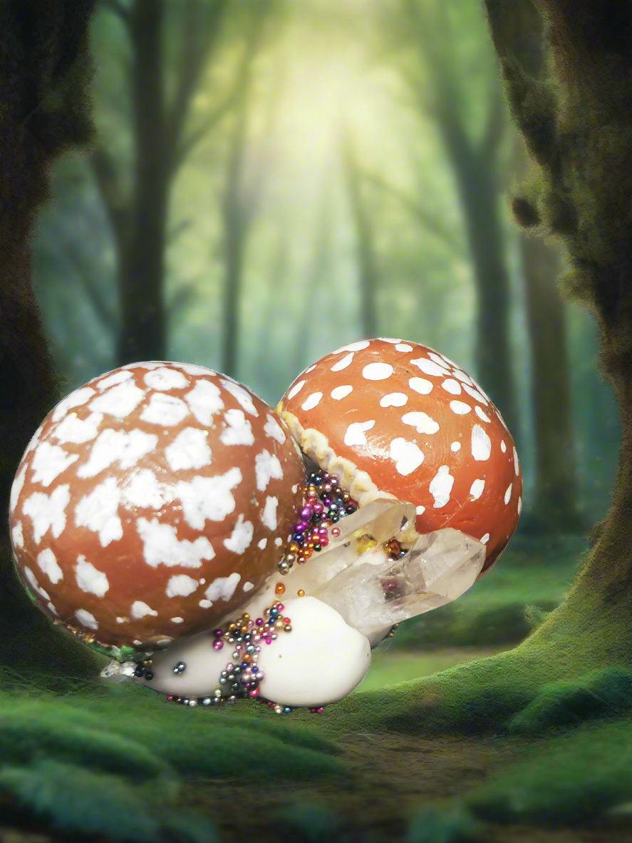 Champignons porcelaine et quartz