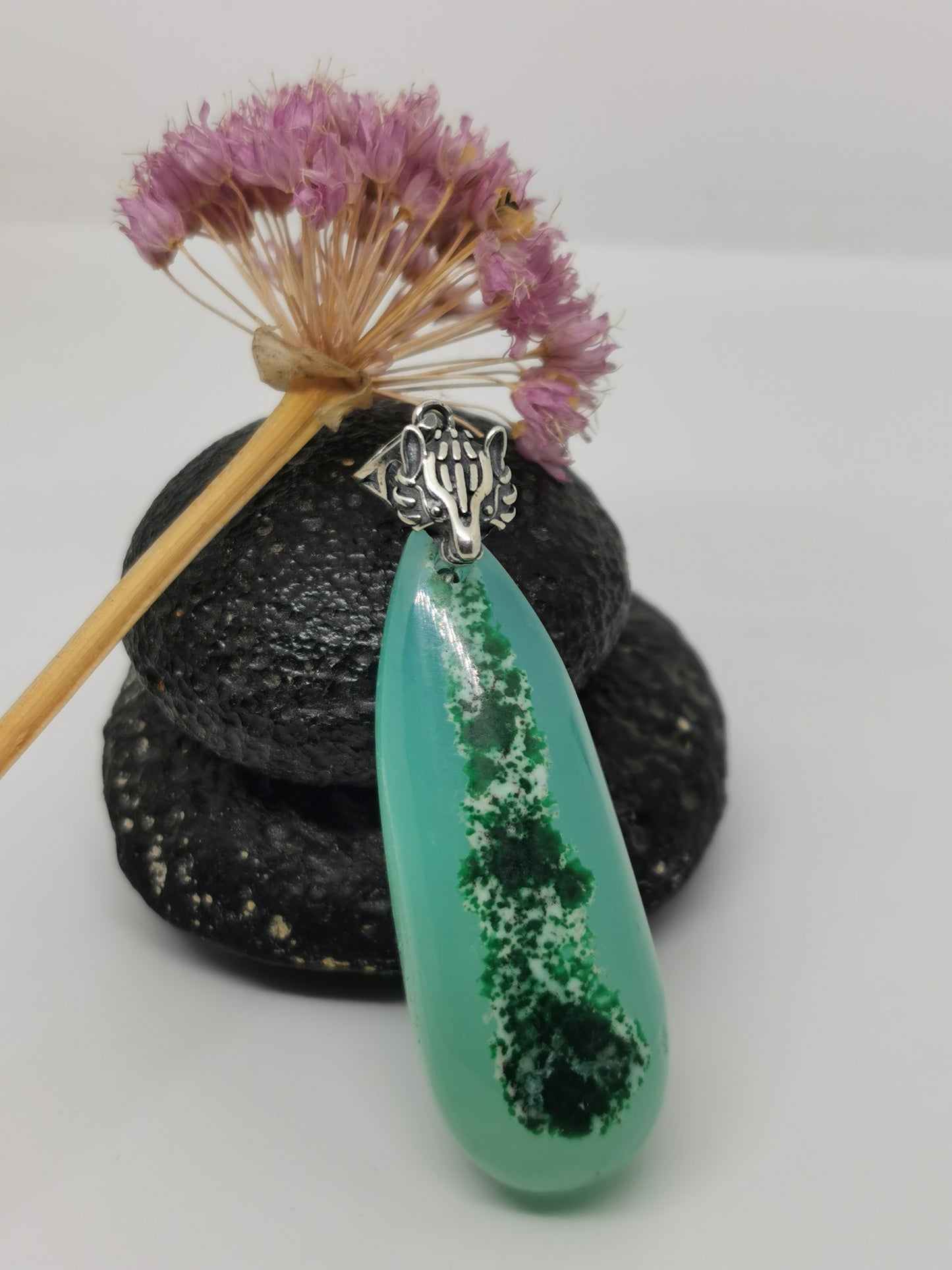 Smithsonite du Congo-pendentif