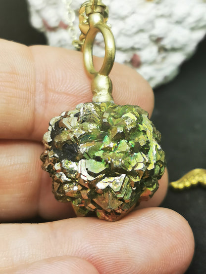 Pyrite irisée