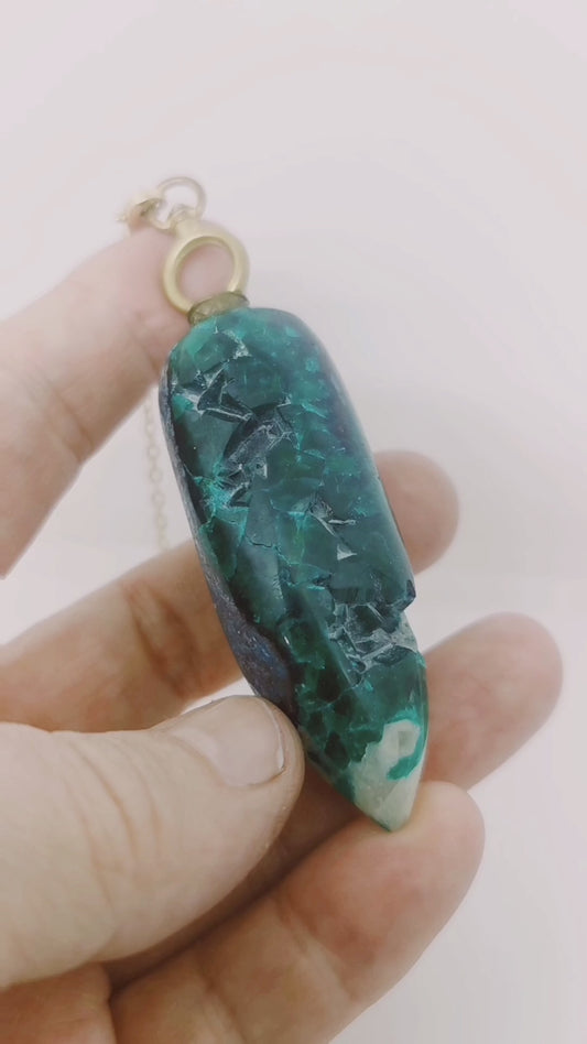 Dioptase-pendule