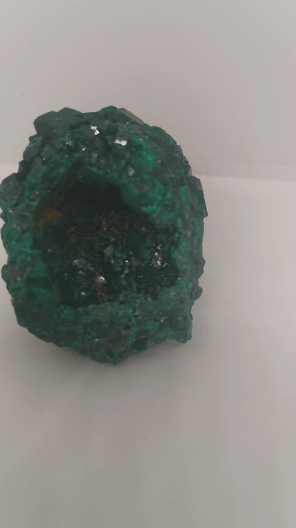 Géode de dioptase Congo.