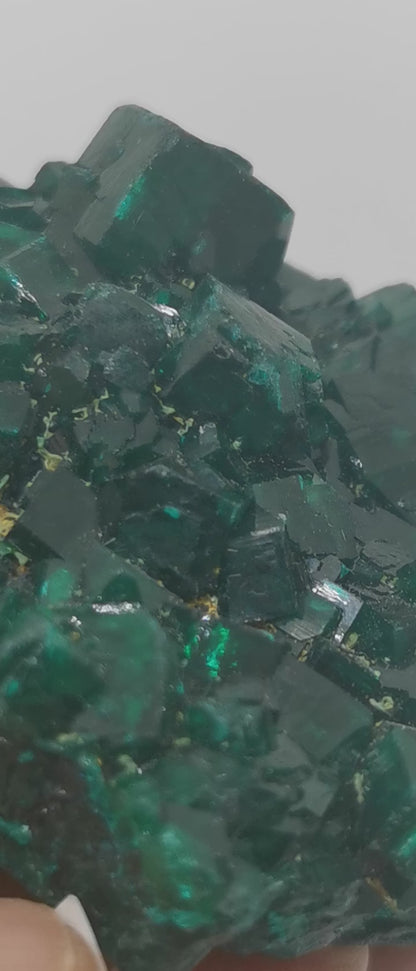 Géode de dioptase Congo.