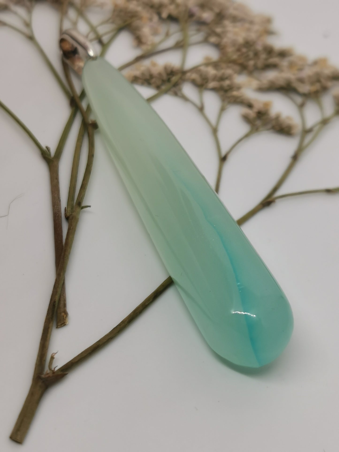 Smithsonite turquoise parure (cab+Bo)