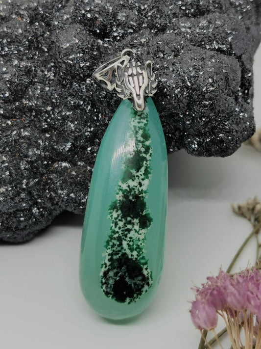 Smithsonite du Congo-pendentif