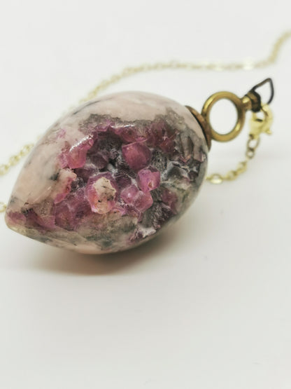 Cobaltocalcite maroc-pendule
