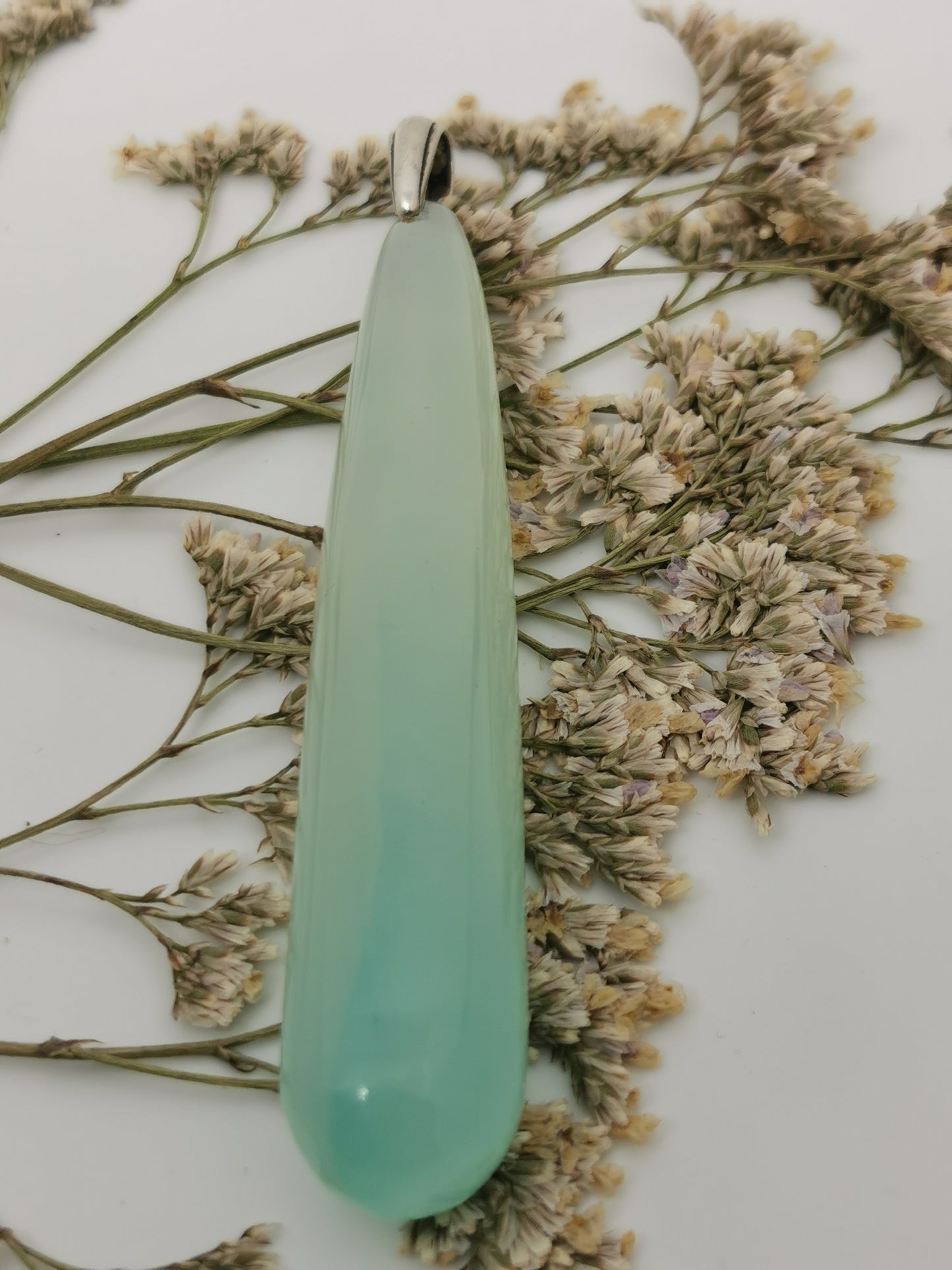 Smithsonite turquoise parure (cab+Bo)
