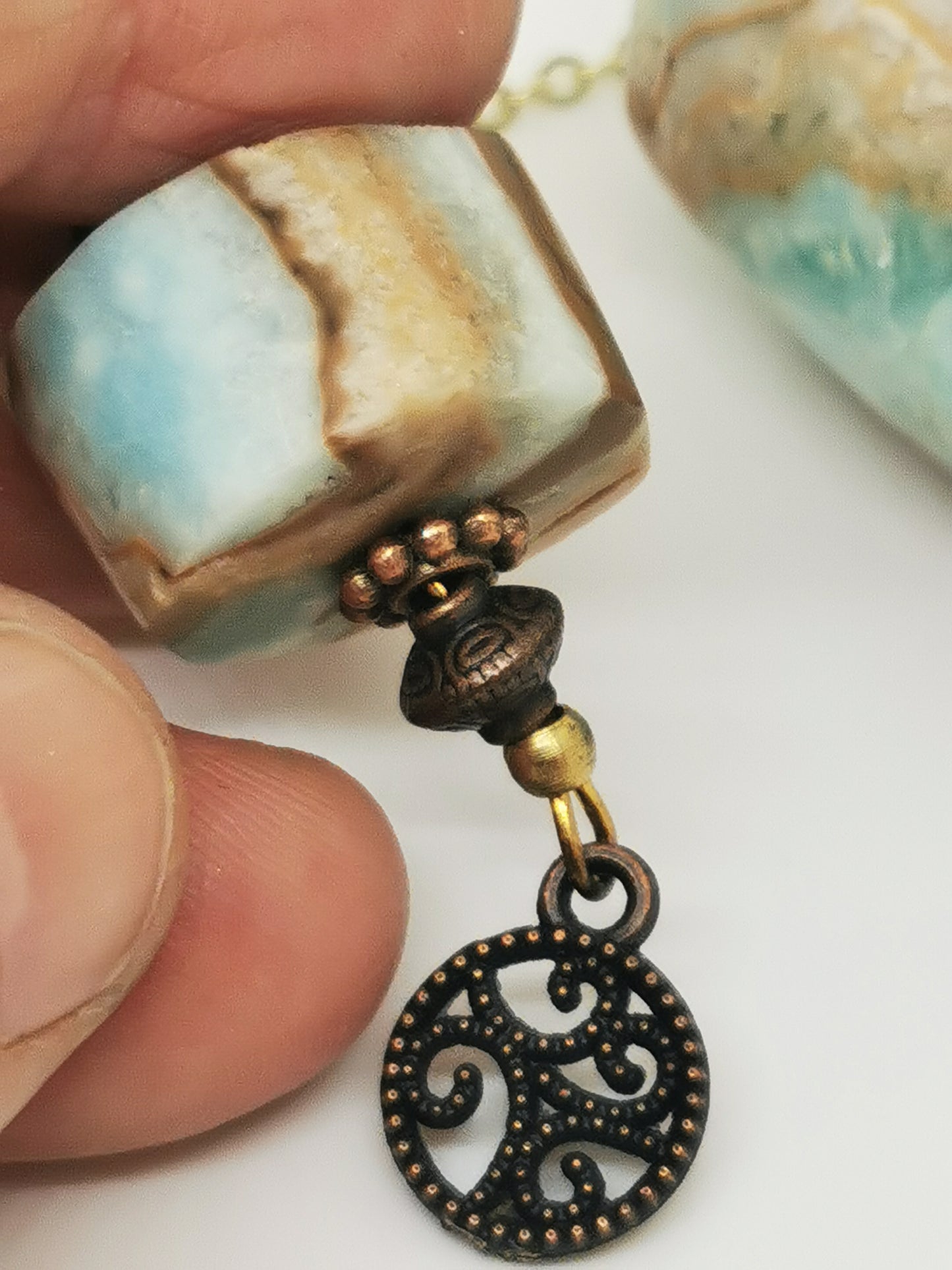 Hémimorphite Grèce - pendule de radiesthésie