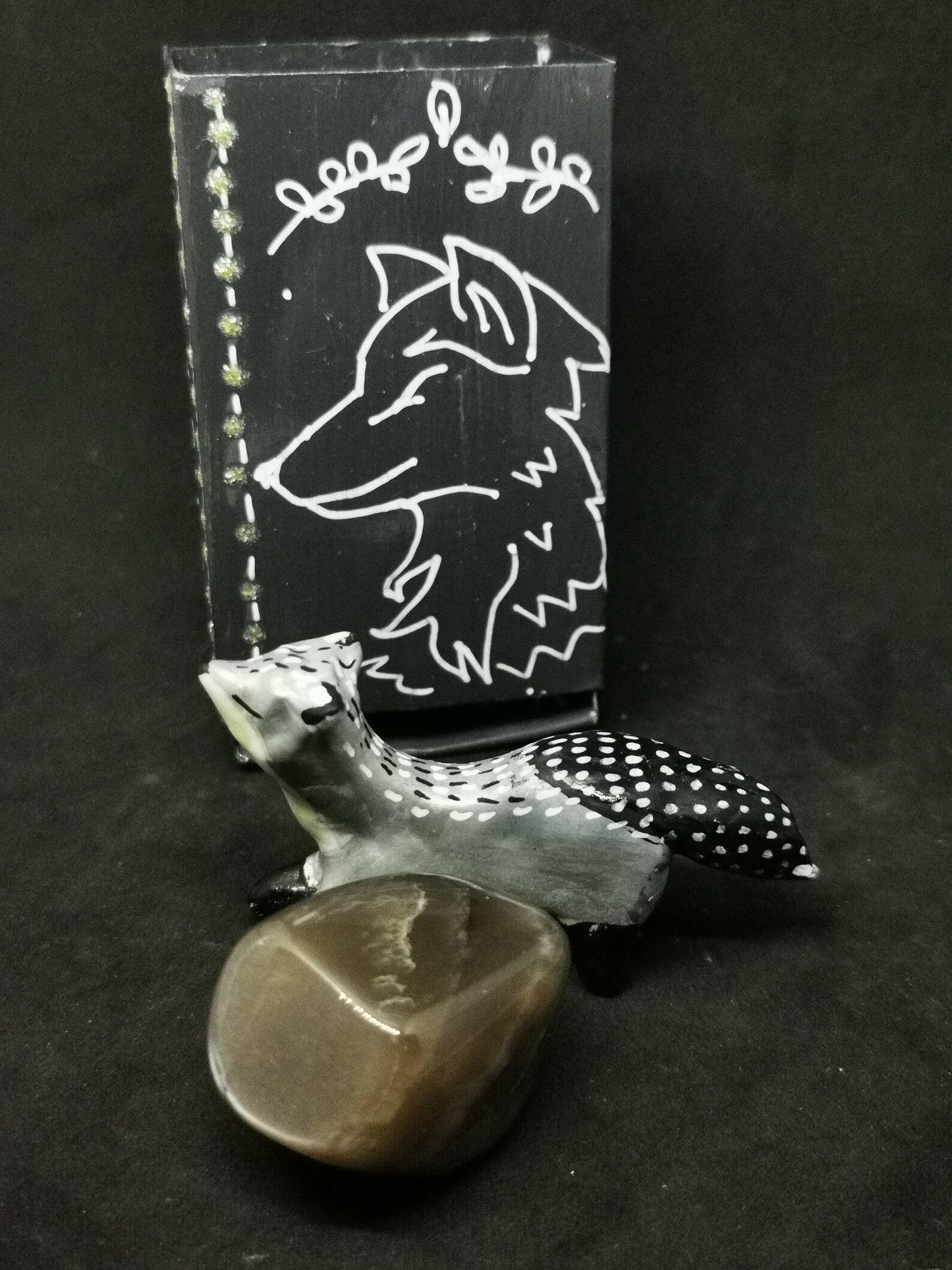 Mini-box "mineral&animal" totem