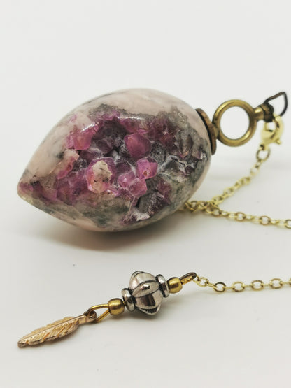 Cobaltocalcite maroc-pendule