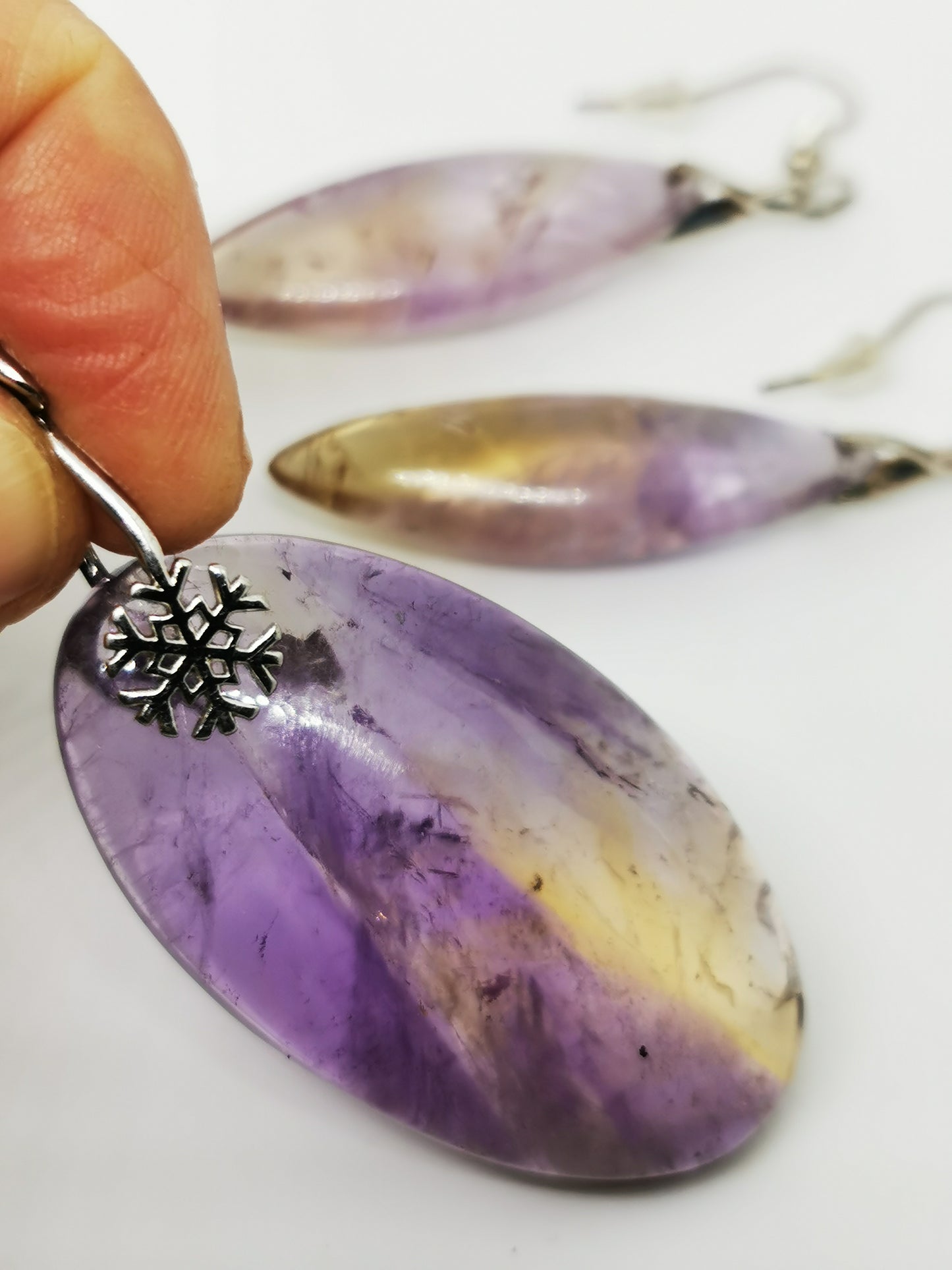 Ametrine parure bijoux (cab+Bo)