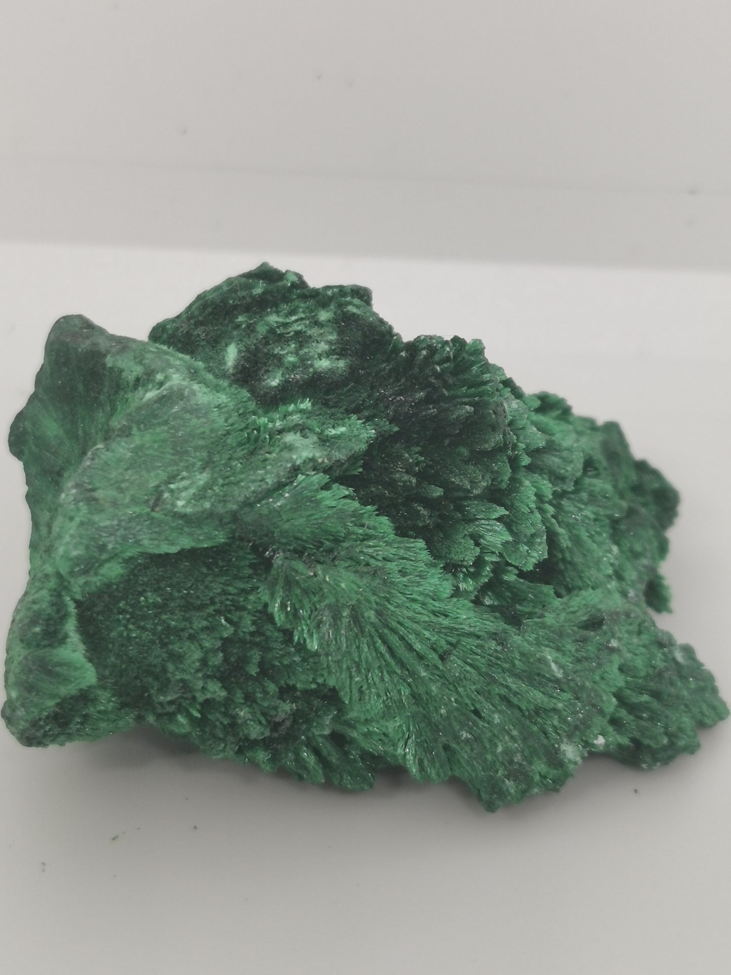 Malachite fibreuse Congo-pierre brute