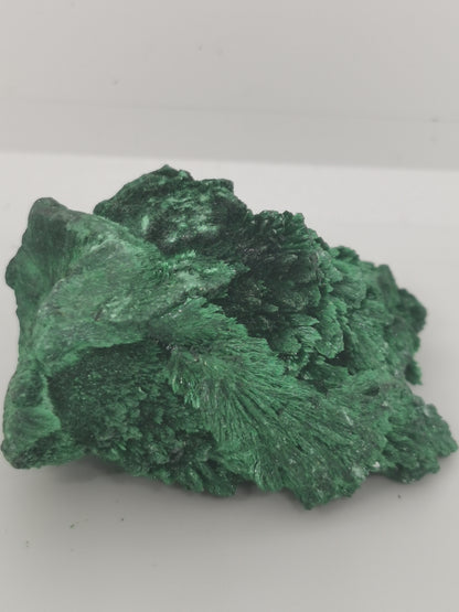 Malachite fibreuse Congo-pierre brute