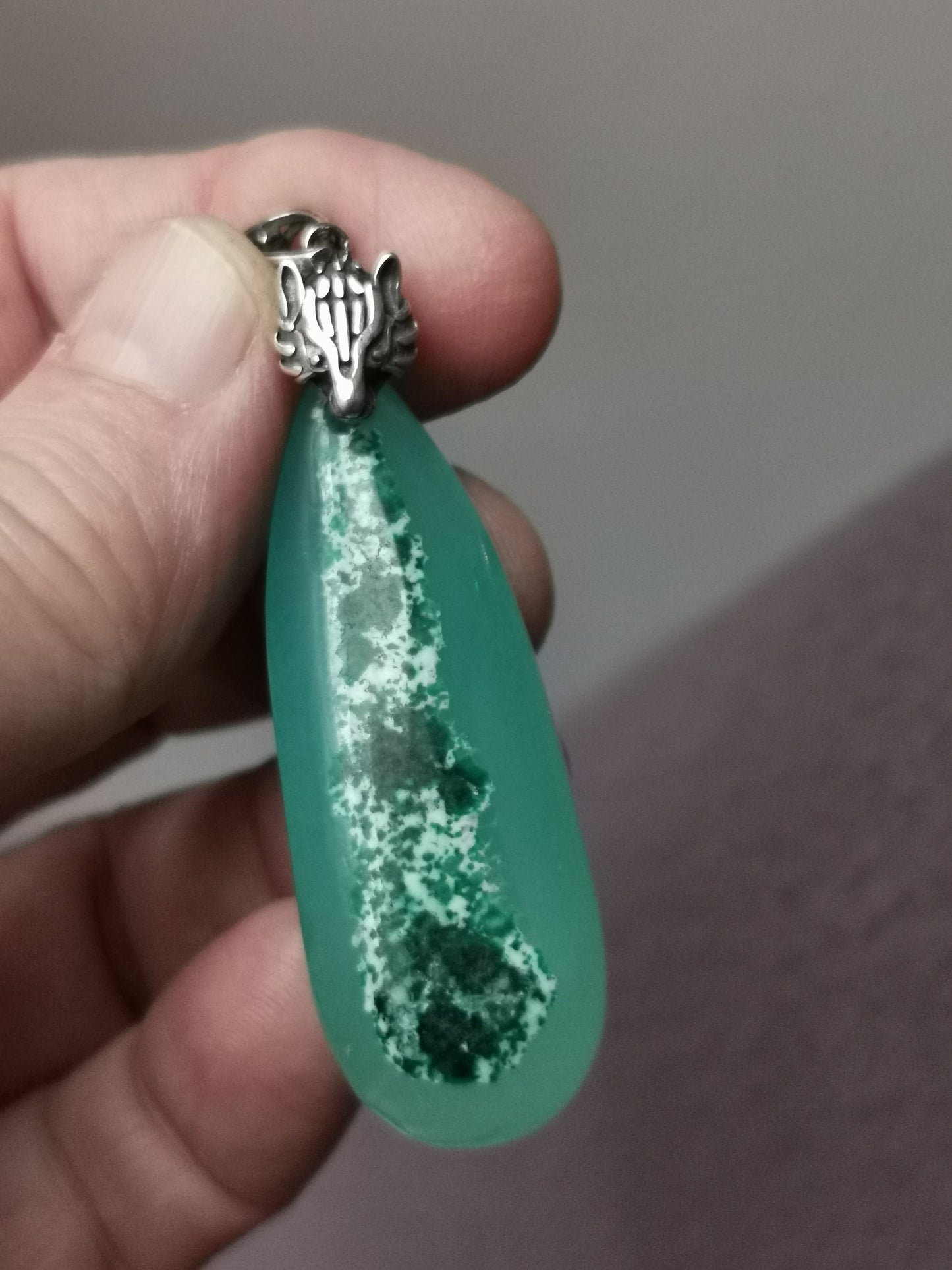 Smithsonite du Congo-pendentif