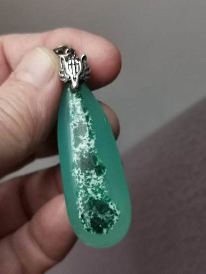 Smithsonite du Congo-pendentif