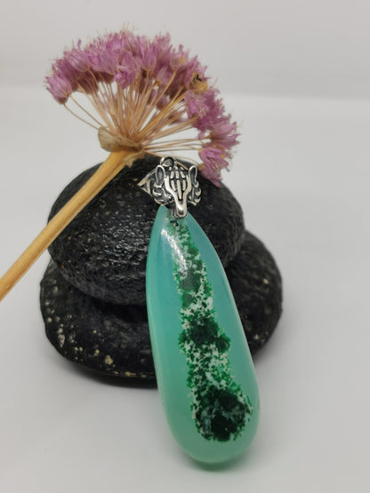 Smithsonite du Congo-pendentif