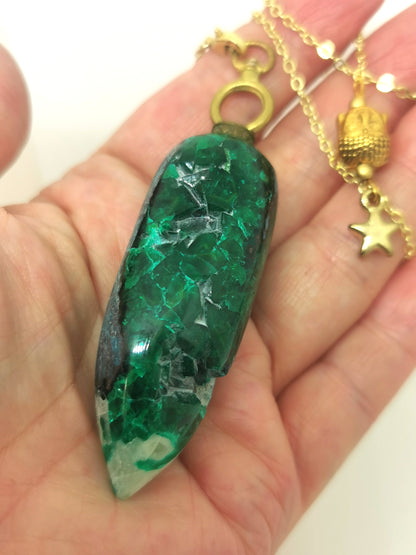 Dioptase-pendule
