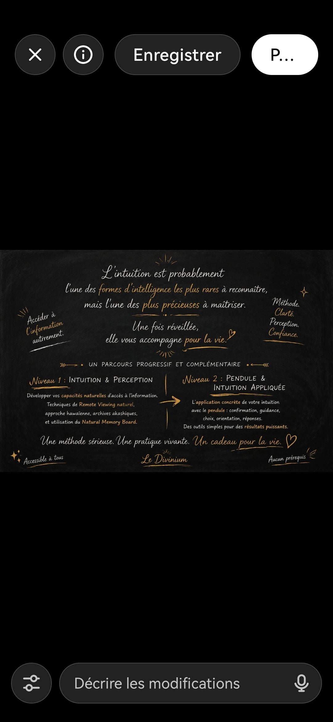 Stage V-" intuitions pendules & perceptions (formule 2)