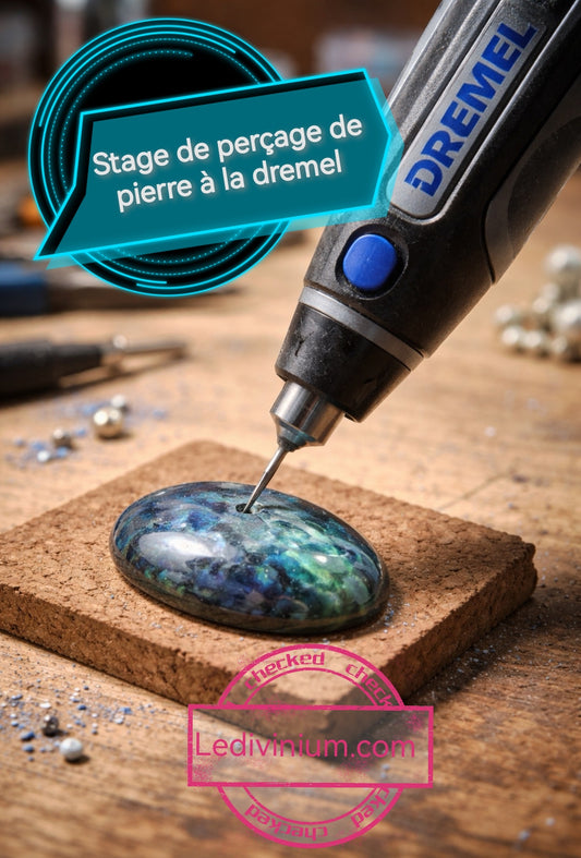 Stage de perçage de pierre-débutant à intermédiaire-arrhes DE réservation pour cet atelier -