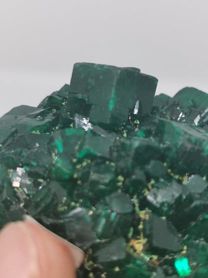 Géode de dioptase Congo.