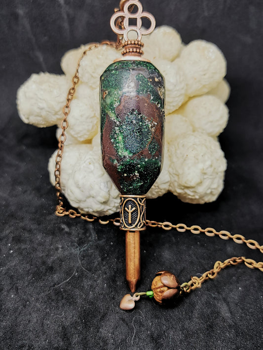 Malachite cristallisée & quartz (Congo)